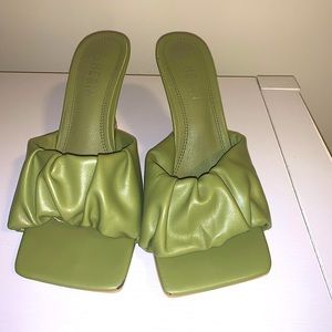 Shein Army Green Mules